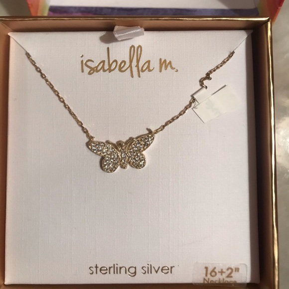 Isabella M Butterfly Necklace 
